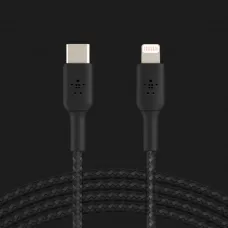 Кабель Belkin Braided USB-С to Lightning 2m (Black)
