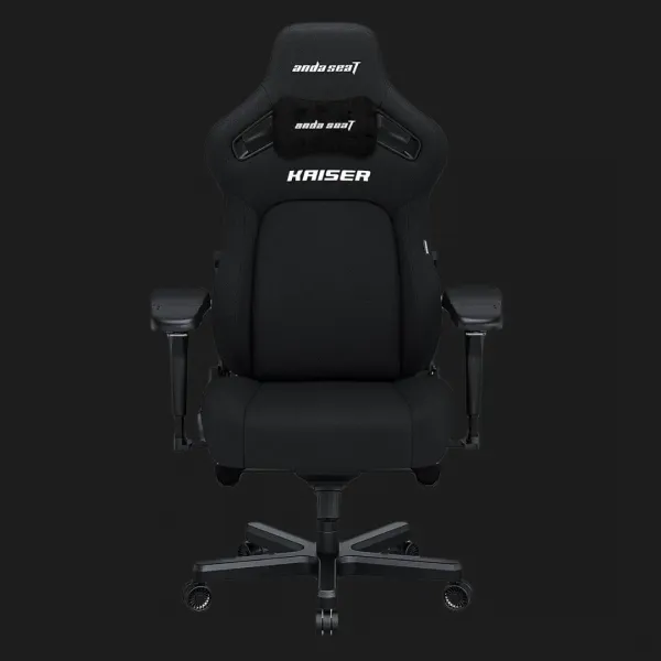 Крісло ігрове Anda Seat Kaiser 4 Size XL Linen Fabric (Black) (UA)