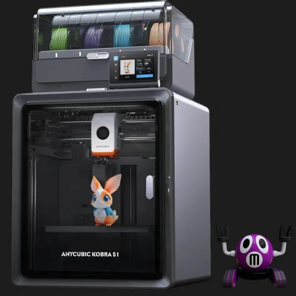 3D-принтер Anycubic Kobra S1 Combo (Black)